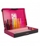 Set de carioci cu suflat Minnie Mouse - 12 carioci si 16 sabloane reutilizabile