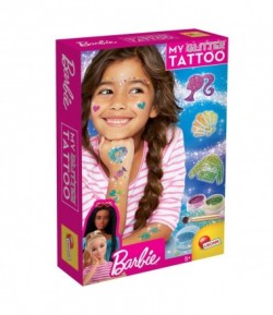 Set de tatuaje cu sclipici Lisciani, Barbie