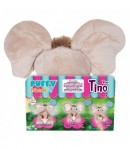 Jucarie de plus interactiva Puffy Friends, Tino Boo Elefantel, Bej