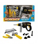 Trusa de scule cu bormasina, Zapp Toys, 9 piese