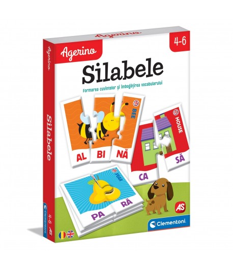 Agerino - Puzzle educativ Clementoni - Silabele