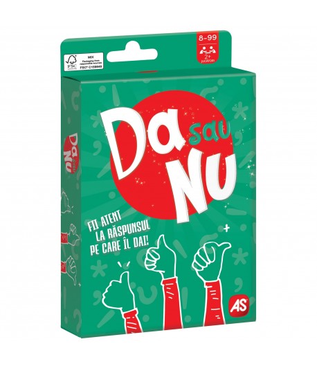 Joc de carti AS Games - Da sau Nu, limba romana