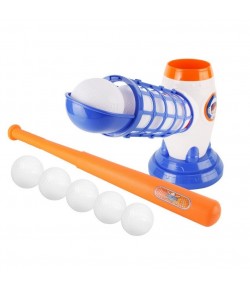 Joc de Baseball Interactiv, Lansator  Aruncare Automata, 59 cm Bata, Multicolor