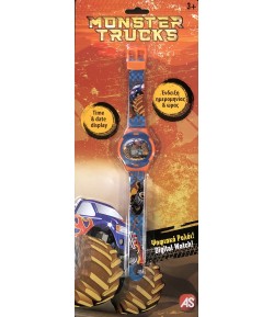 Ceas digital de mana pentru copii Monster Truck