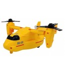 Avion militar Osprey de jucarie, cu lumini si sunete, scara 1:72, Galben