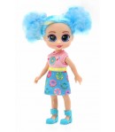 Papusa mini in con, Sweetyz, par albastru, 12 cm