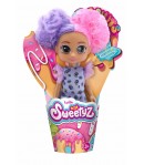 Papusa mini in con, Sweetyz, par roz-mov, 12 cm