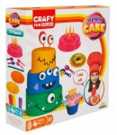 Set de modelare din plastilina, pentru cofetarie, Crafy, 17 piese, 200 g