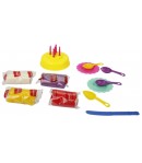 Set de modelare din plastilina, pentru cofetarie, Crafy, 17 piese, 200 g