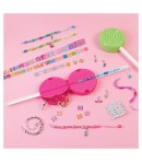 Kit de creatie bratari Make it real, Shrink Magic Lollipop, Verde