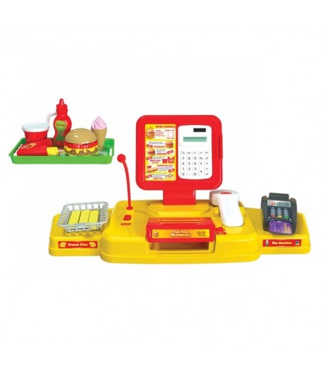 Set de joaca supermarket cu casa de marcat si accesorii