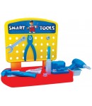 Set de joaca, Banc de scule pentru masa, 42 cm, 30 piese, Plastic rezistent, 3+ ani, Multicolor