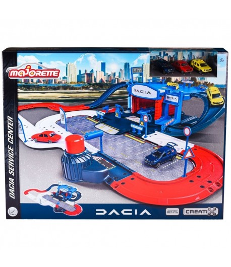 Pista de masini DACIA Service Center cu 3 masinute