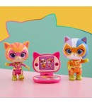 SuperKitties - Set de joaca cu 2 figurine si accesorii, diverse modele