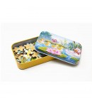Puzzle 60 de Piese din Lemn in Cutie Metalica, Model Ratuste, Educativ, Dezvoltare Abilitati Cognitive, pentru Prescolari, 22.5x
