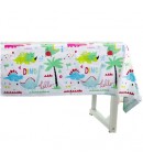 Fata de Masa Dreptunghiulara, Colectia Dino Park, 180 x 108 cm, din PE, Anti-pete, Impermeabila, Multicolor