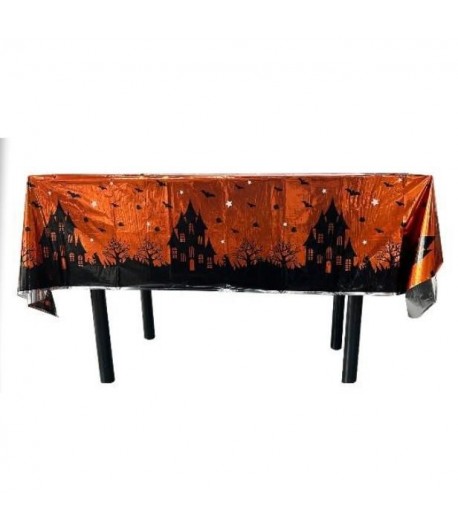 Fata de masa din folie, cu tematica Halloween, model 1+137*183cm