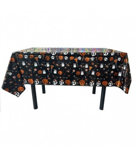 Fata de masa din folie, cu tematica Halloween, model 2+137*274cm