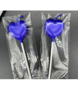 Lumanare inima albastru