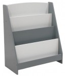 Raft depozitare carti, pentru camera copilului, gri, MDF, rezistent, 61 x 30 x 70 cm U-Grow