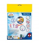 Set 3 carioci magice de suflat cu 3 sabloane reutilizabile Spidey, 3+ ani, Multicolor