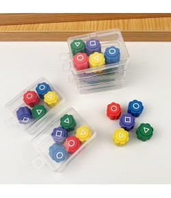 Gonggi Korean Game Catch Stones - Packaging: 5 color box packaging