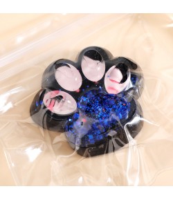 Pinch Family, Model Cat Paw, 6.5 x 6 cm, din Tpr, 4-6 Ani, Model 1 Pestisori, Negru cu Insertii