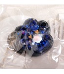 Pinch Family, Model Cat Paw, 6.5 x 6 cm, din Tpr, 4-6 Ani, Model 3 Vietati Marine, Negru cu Insertii