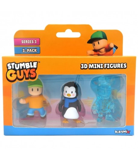 Set 3 mini figurine Stumble Guys 3D, S3
