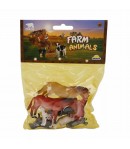 Set figurine animale de la ferma in punga mica, Crazoo