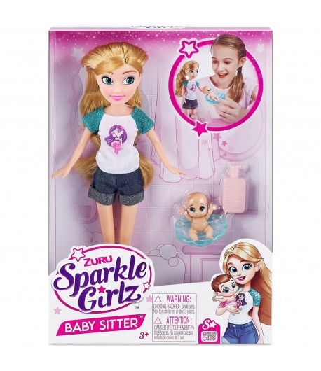 Sparkle girlz set papusa babysitter