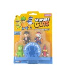 Set 5 mini figurine Stumble Guys, 3D Seria 3 cu figurina mystery- Fireman Torch, Shiro, Phoenix, Clown Bozo