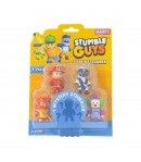 Set 5 mini figurine Stumble Guys, 3D Seria 3 cu figurina mystery- Fireman Torch, Shiro, Phoenix, Clown Bozo