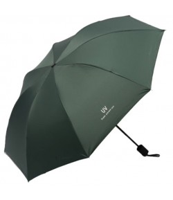 Umbrela, Protectie UV Soare, Protectie Ploaie, Pliabila, din Vinil si Otel, 96 x 67 cm, Verde