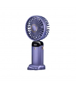 Ventilator Ultra Portabil cu Aromaterapie, 3 in 1, de Mana, de Birou, de Gat, Incarcare USB, Autonomie 12h, Pliabil, cu Ecran LC
