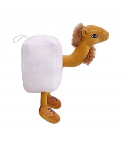 Plus Italian Brainrot,  Camila Frigider Frigo Camelo, Jucarie Moale pentru Copii, 30 x 23 cm, Alb Maro