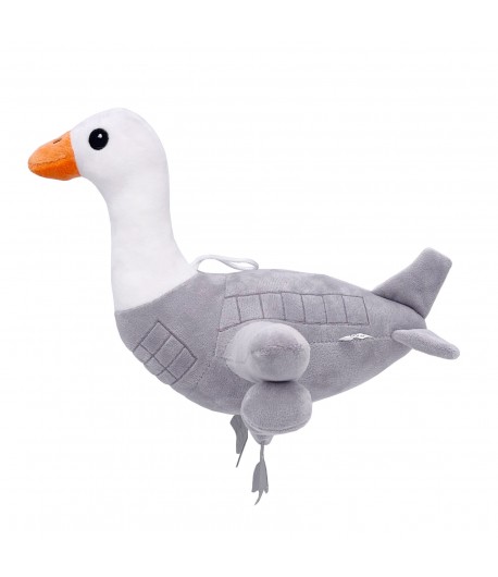 Plus Italian Brainrot,  Gasca Bombombini Gusini, Jucarie Moale pentru Copii, 24 x 23 cm, Gri Alb