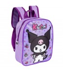 Ghiozdan gradinita, 1 compartiment, Kuromi, 32 x 24 x 10,5 cm