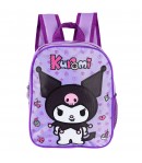 Ghiozdan gradinita, 1 compartiment, Kuromi, 32 x 24 x 10,5 cm