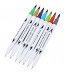 Set Carioci pe Baza de Apa, 2 in 1, 100 Culori, 23.5 x 19.5 x 7.5 cm, Multicolor