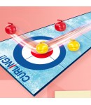 Joc Interactiv, Covor de Curling 90 x 20 cm,  Albastru