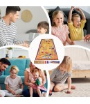 Joc Interactiv, Covor de Bowling 90 x 20 cm,  6 Popice, Galben