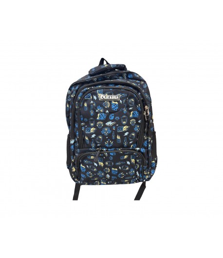 Ghiozdan scoala Durable, 4 compartimente, 44 x 32 x 16 cm