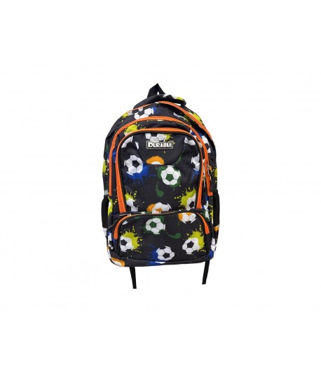 Ghiozdan scoala Durable, 4 compartimente, 44 x 32 x 16 cm