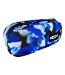 Penar textil design Abstract, 1 fermoar, 2 compartimente si 2 flapsuri, Mesco, 20x10x5 cm