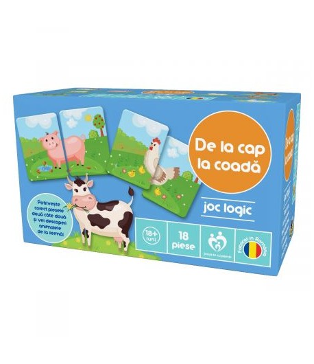 Joc logic NORIEL - De la cap la coada