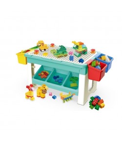 Masa de joaca pentru construit, 69 piese incluse