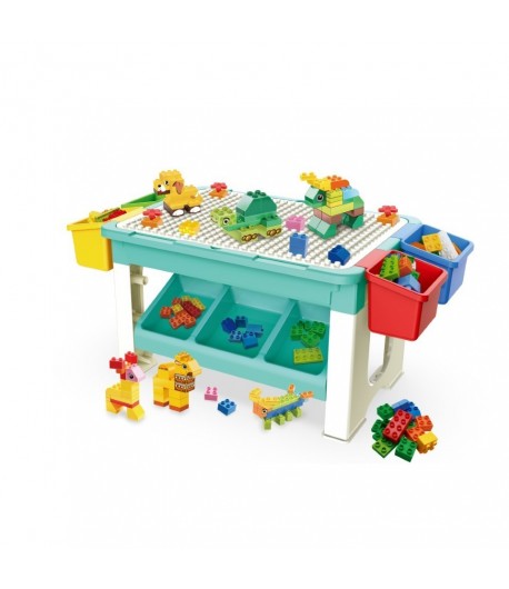 Masa de joaca pentru construit, 69 piese incluse
