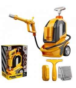 Jucarie Aparat de Spalat cu Presiune, Spalator Auto, Interactiv, Material Plastic, Accesorii Incluse, 38x26x17.5 cm, Portocaliu