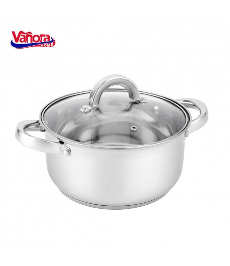 CRATITA INOX+CAPAC 22x10.5CM,3.9L, IRENE